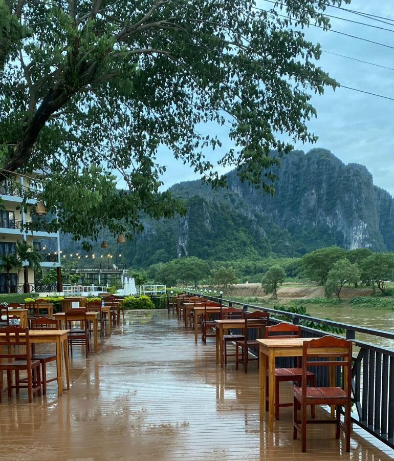 Lisha The Grand Riverside Hotel Vang Vieng Exterior photo